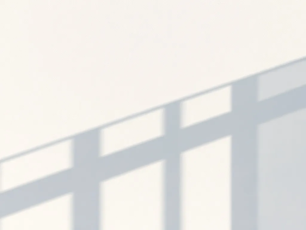 Abstract geometric shadows on a white wall, minimalist, shar